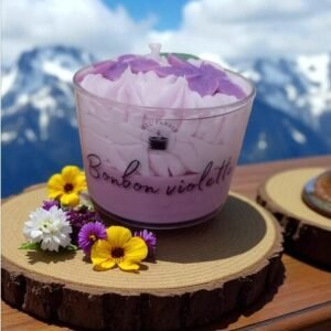 Bougie Bonbon Violette